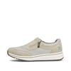 Rieker Mesh Trainer With Side Zip - Beige